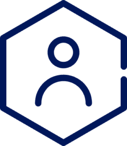 Icon Person Hexagon