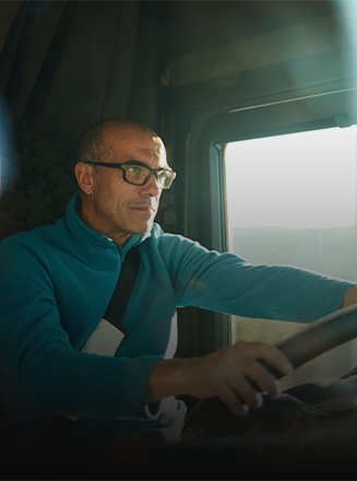 Man Driving Truck