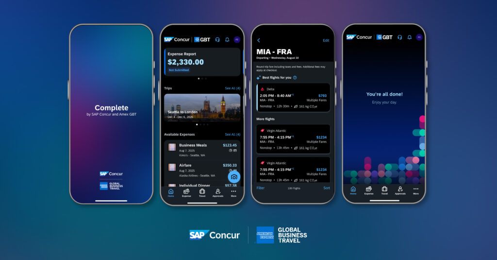 Introducing Complete by SAP Concur and Amex GBT